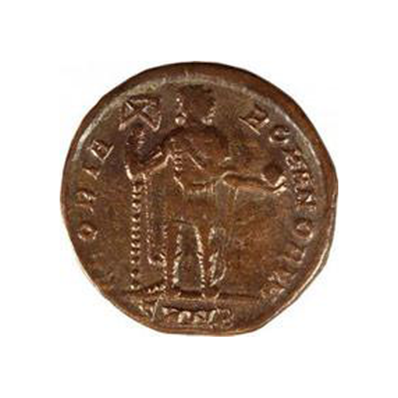 <b>Moneda (Ae2)</b>   Años 392-395 d. C. - Image 3