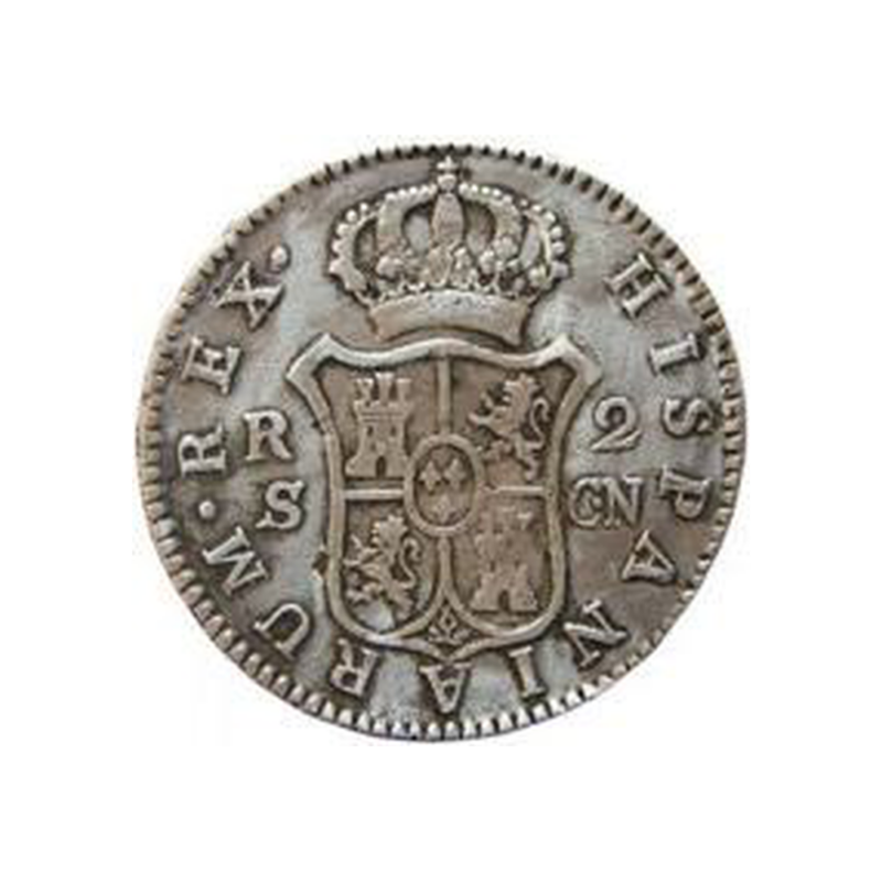 <b>Real de a 2</b>   Año 1805. - Image 3