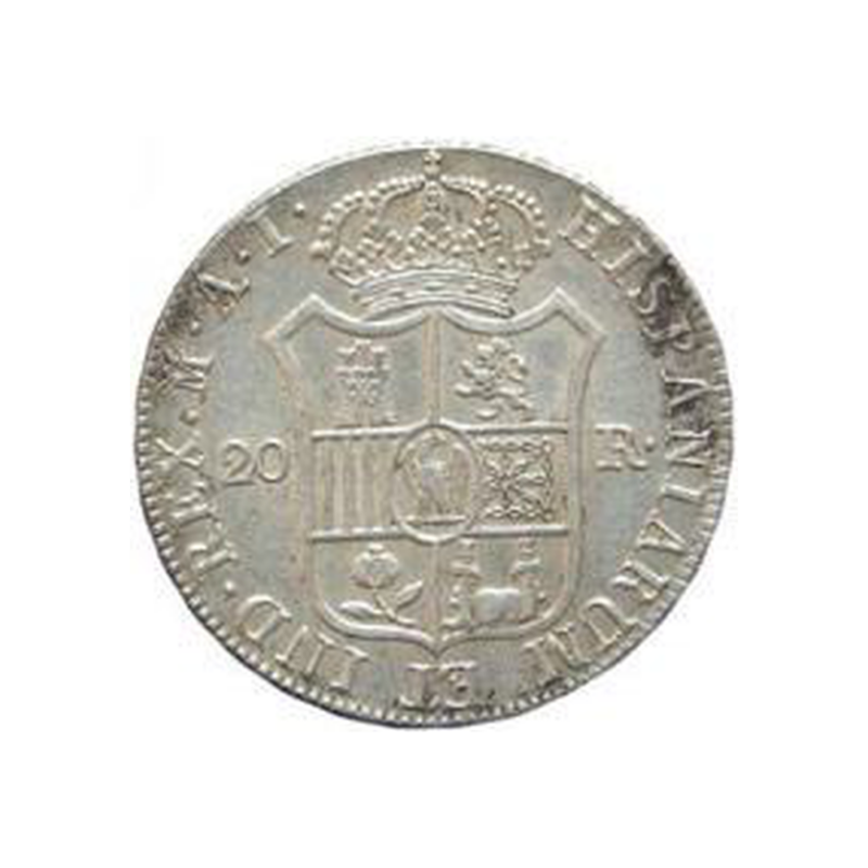 <b>Veinte reales</b>   Año 1809. - Image 3