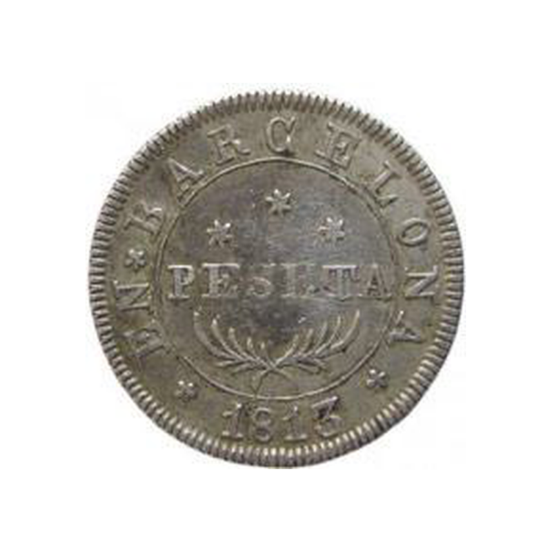 <b>Peseta</b>   Año 1813. - Image 2