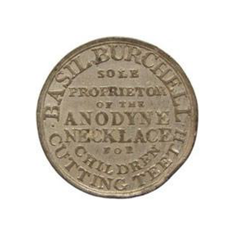 <b>Token (jetón) publicitario de medio penique</b>   Años 1790-1800. - Image 3