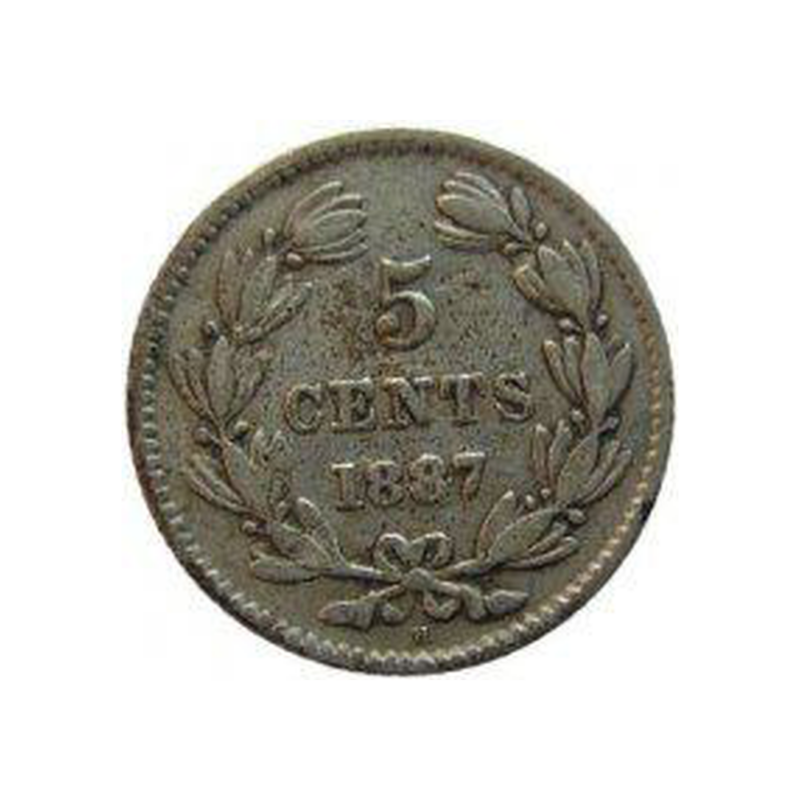 <b>Cinco centavos</b>   Año 1887. - Image 2