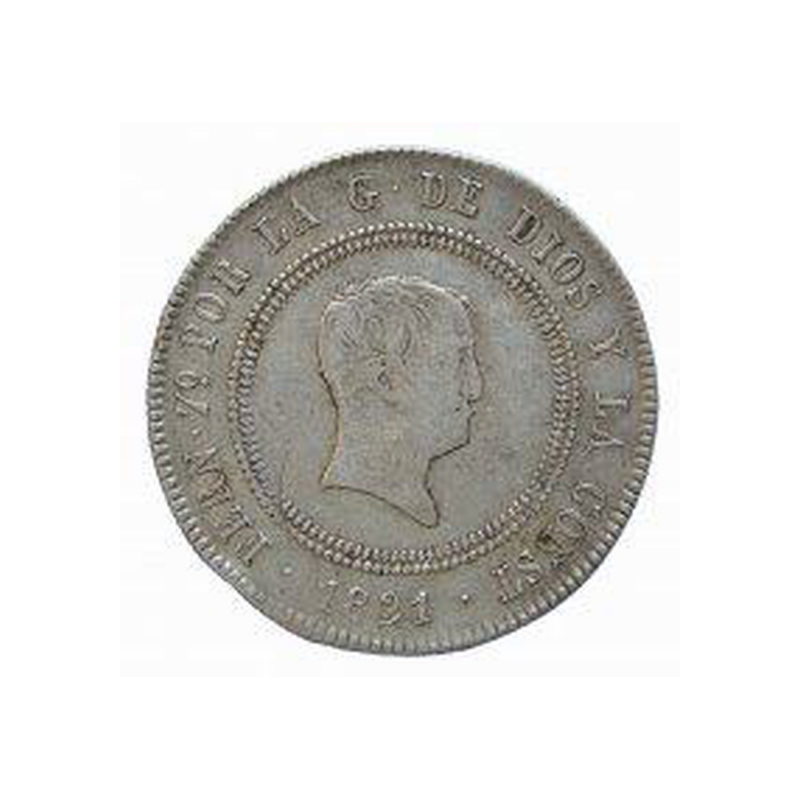 <b>Diez reales</b>   Año 1821 - Image 2